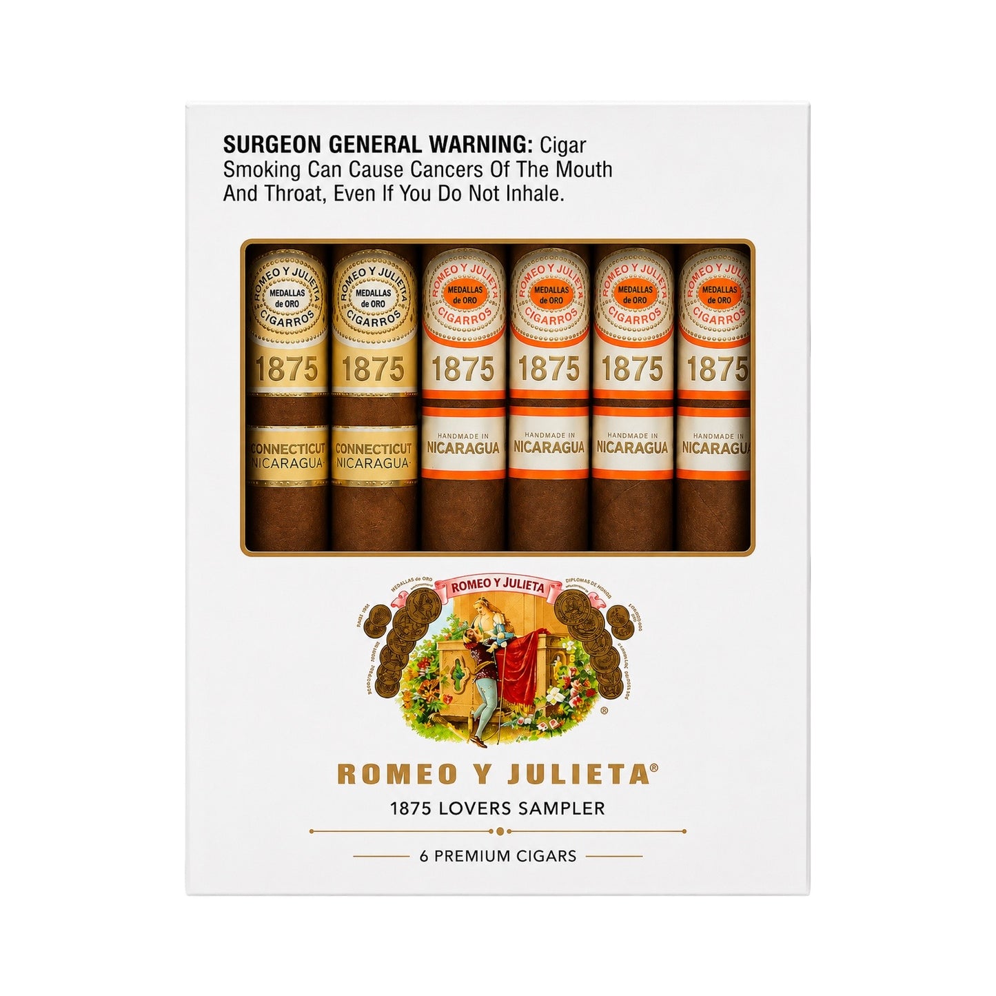 Romeo & Julieta 1875 Lovers 6 Cigars Sampler