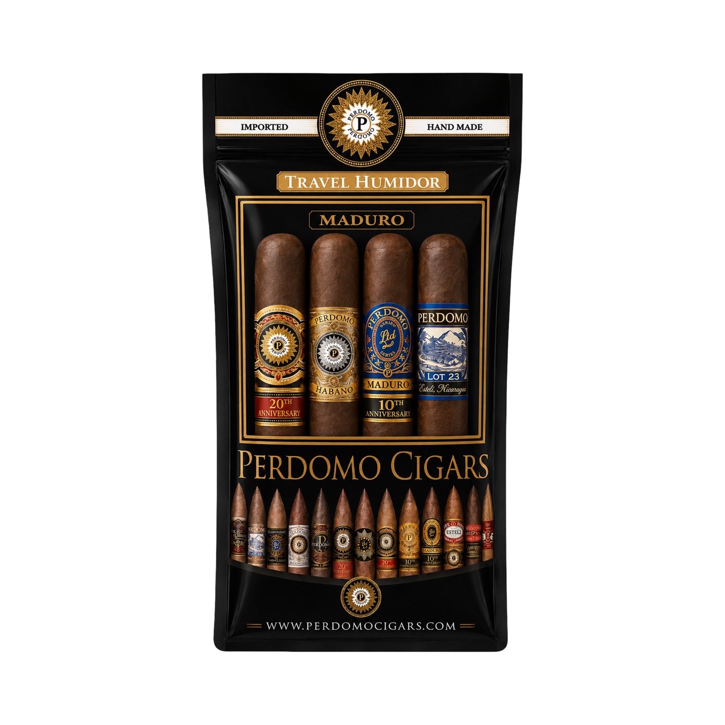 PERDOMO Travel Humidor Sampler Maduro
