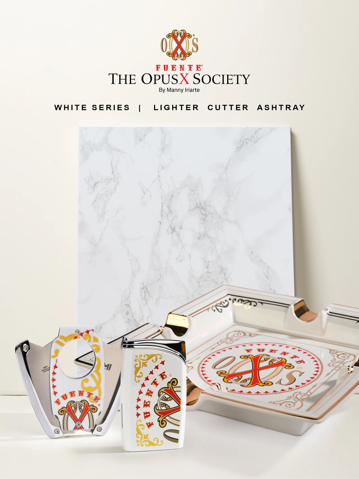 Opus X White Series Lighter