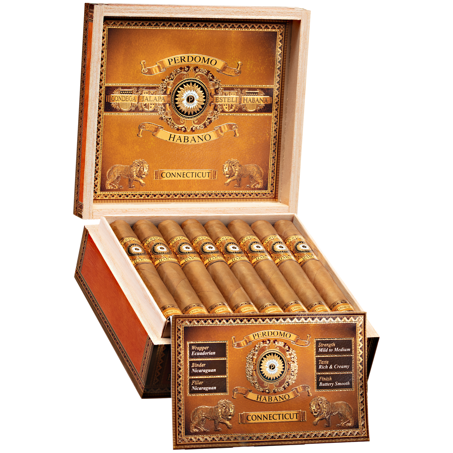 PERDOMO Habano Bourbon Barrel-Aged -Connecticut Churchill