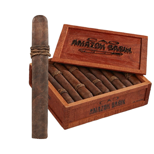 hand-rolled cigars on polished wood in warm, elegant lounge lighting