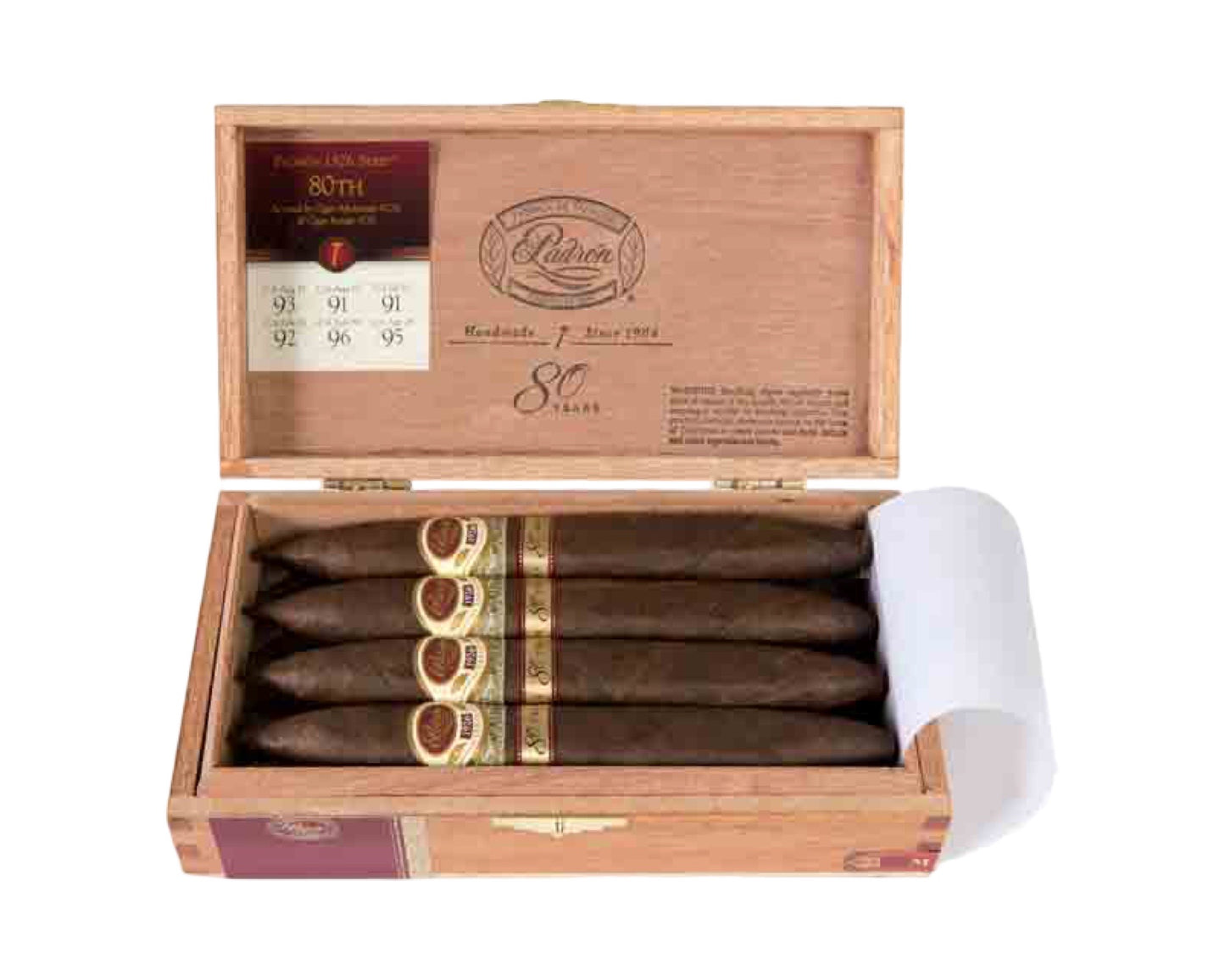 Padron 1926 No.80 54 x 6 3/5 Natural and Maduro
