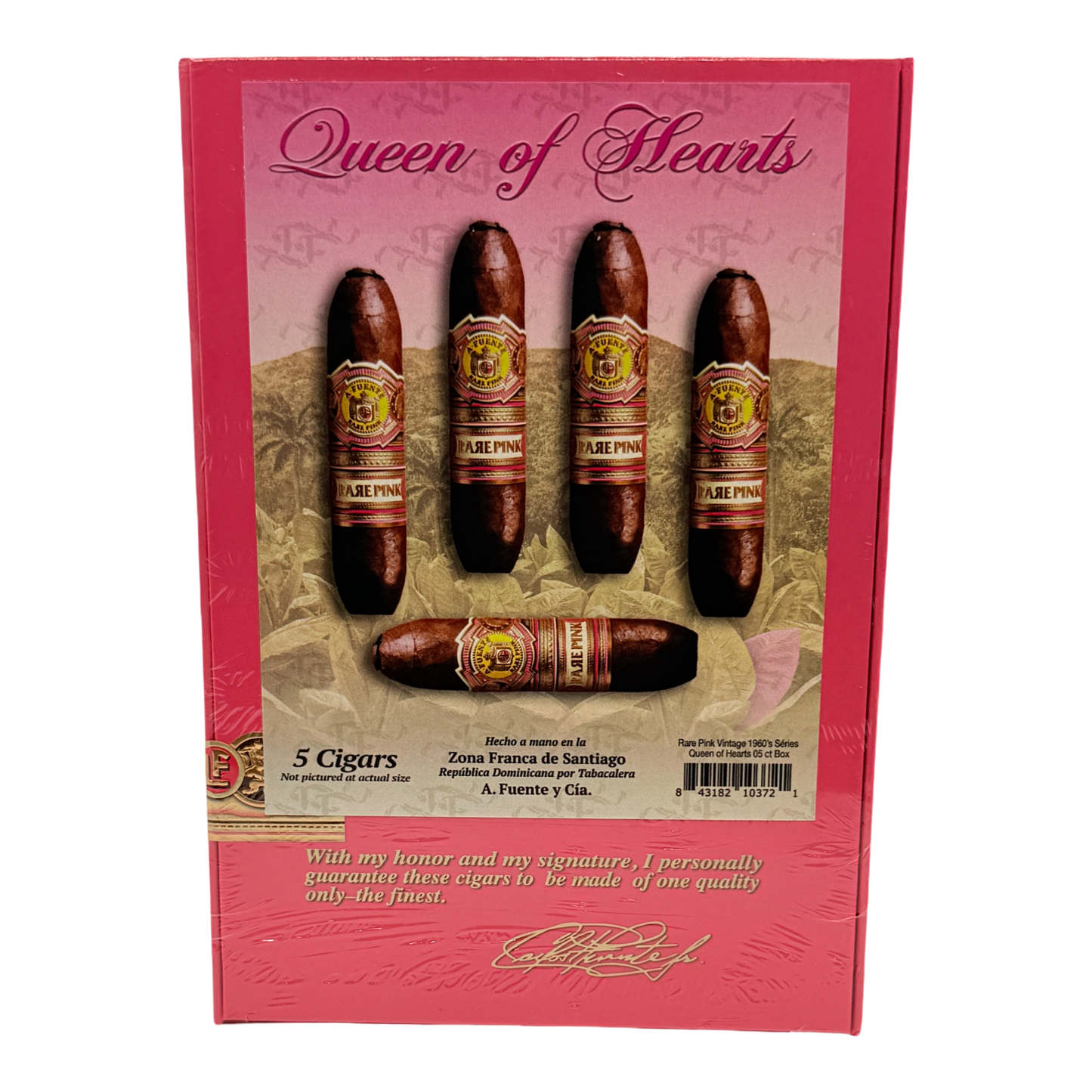 Arturo Fuente Rare Pink Queen Of Hearts 5 Pack