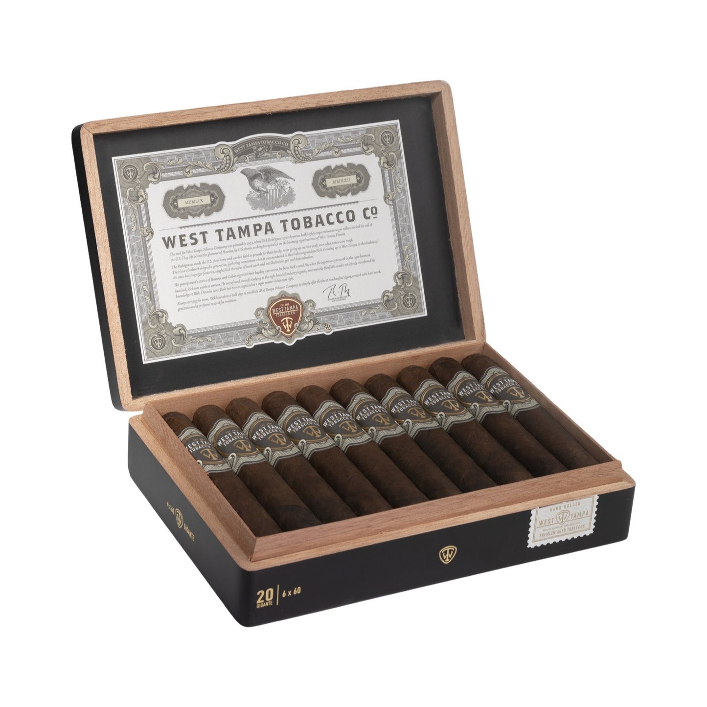 West Tampa Black Gigante 6 x 60