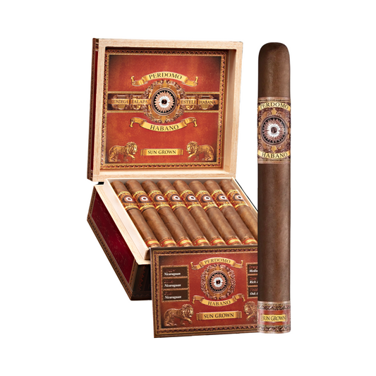 PERDOMO Habano Bourbon Barrel-Aged - Sun Grown Churchill