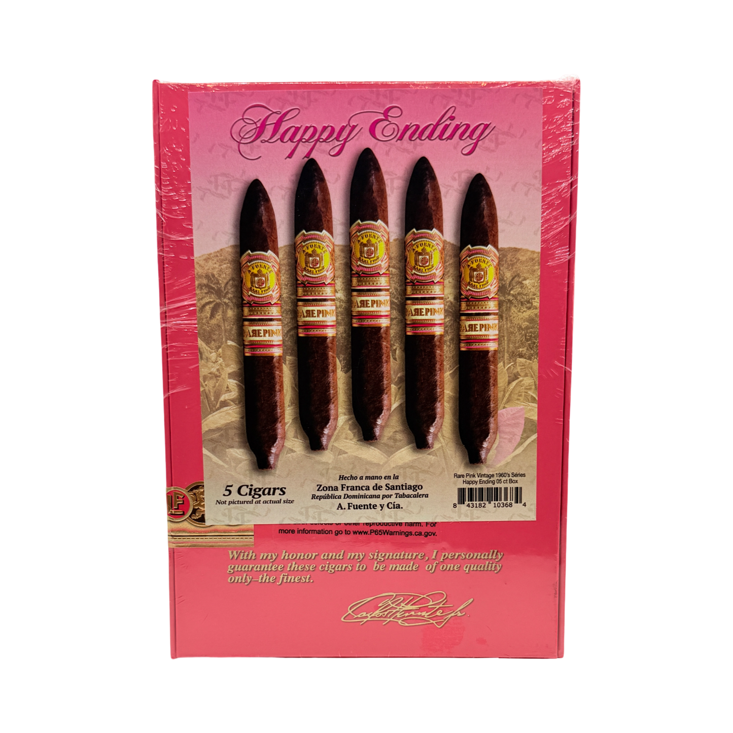 Arturo Fuente Rare Pink Happy Ending 5 Pack