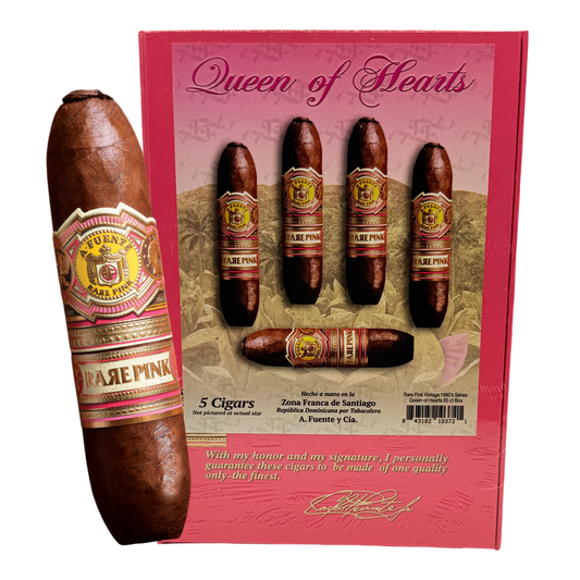 Arturo Fuente Rare Pink Queen Of Hearts 5 Pack
