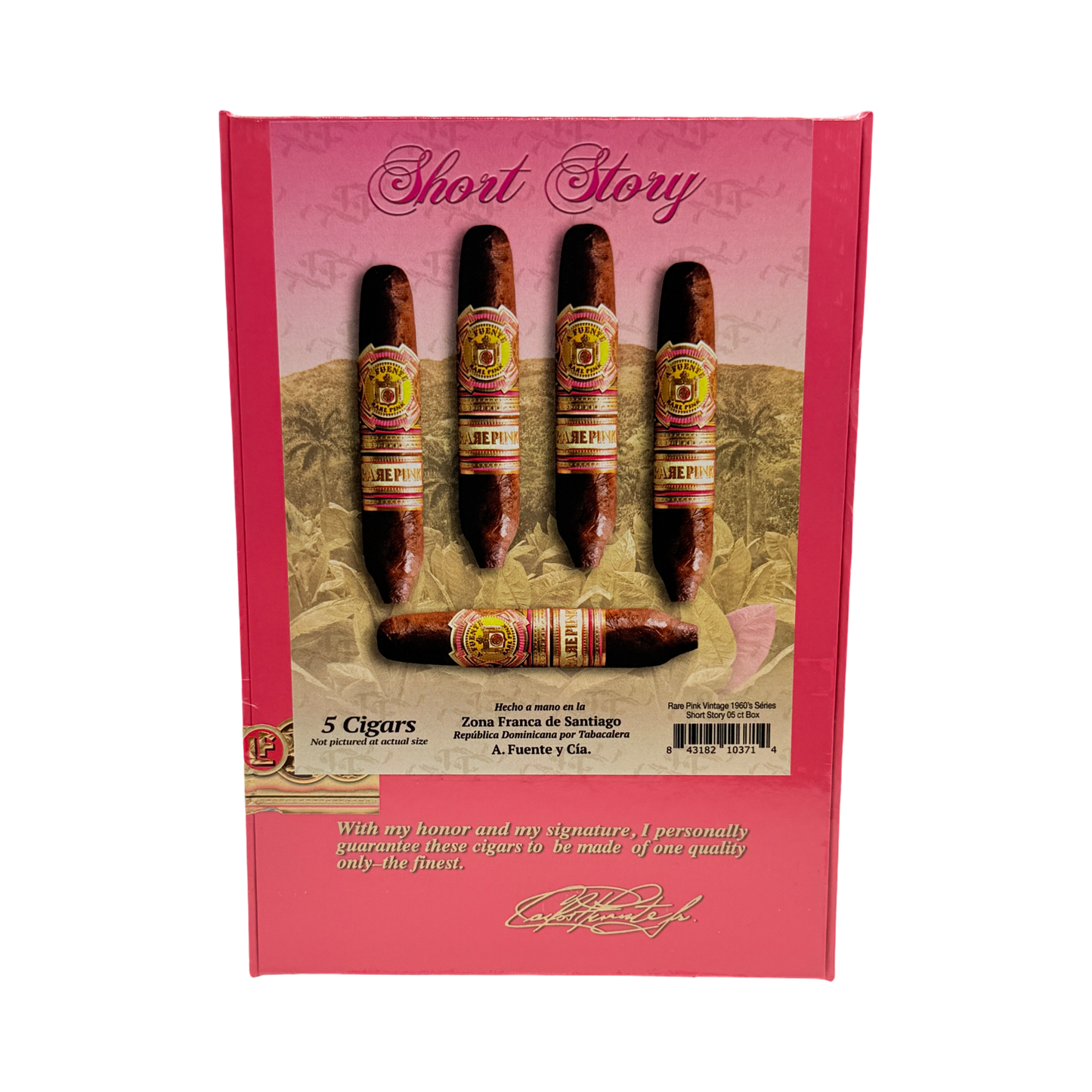 Arturo Fuente Rare Pink Short Story 5 Pack