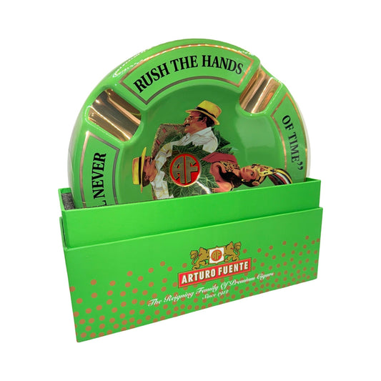 Arturo Fuente Hands Of Time Green Ashtray