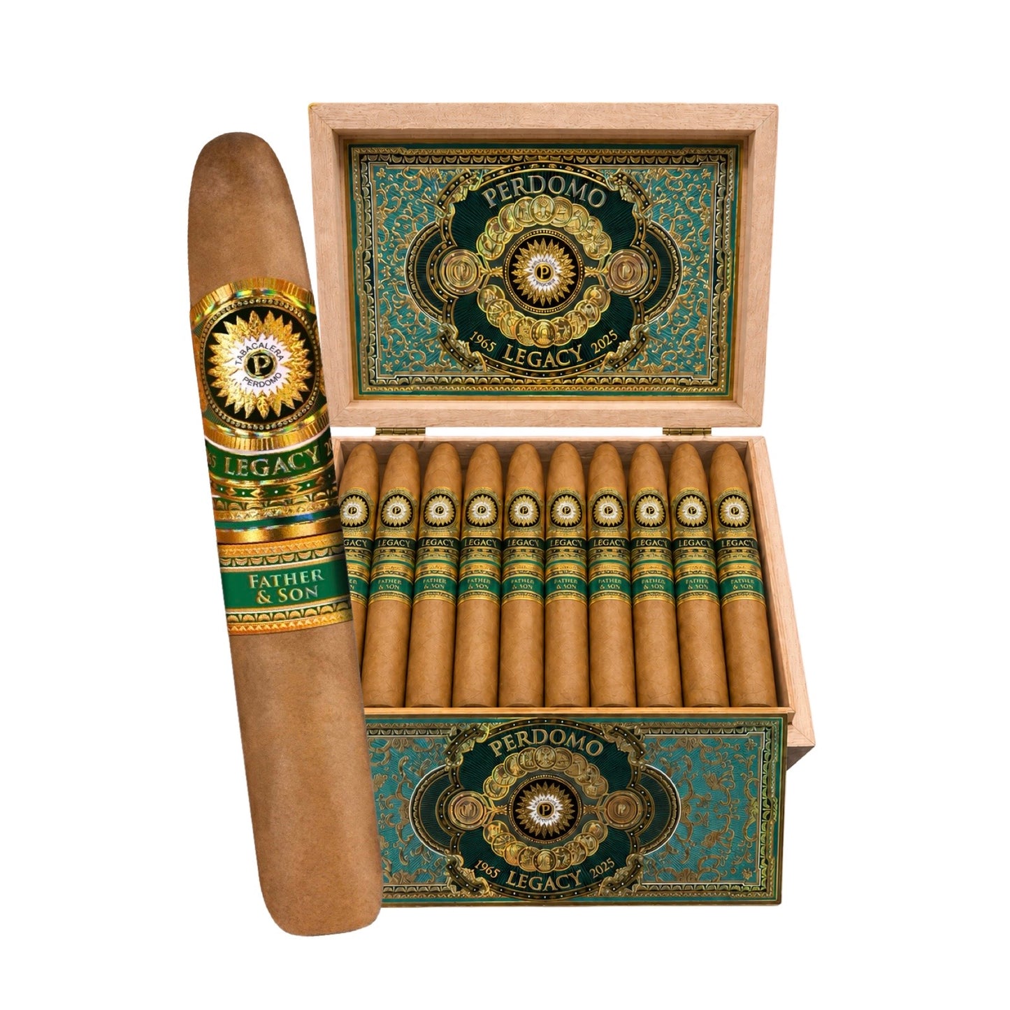 Perdomo Legacy Father & Son Gran Figurado Connecticut Shade