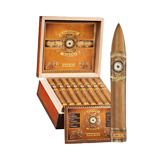 PERDOMO Habano Bourbon Barrel-Aged -Connecticut torpedo