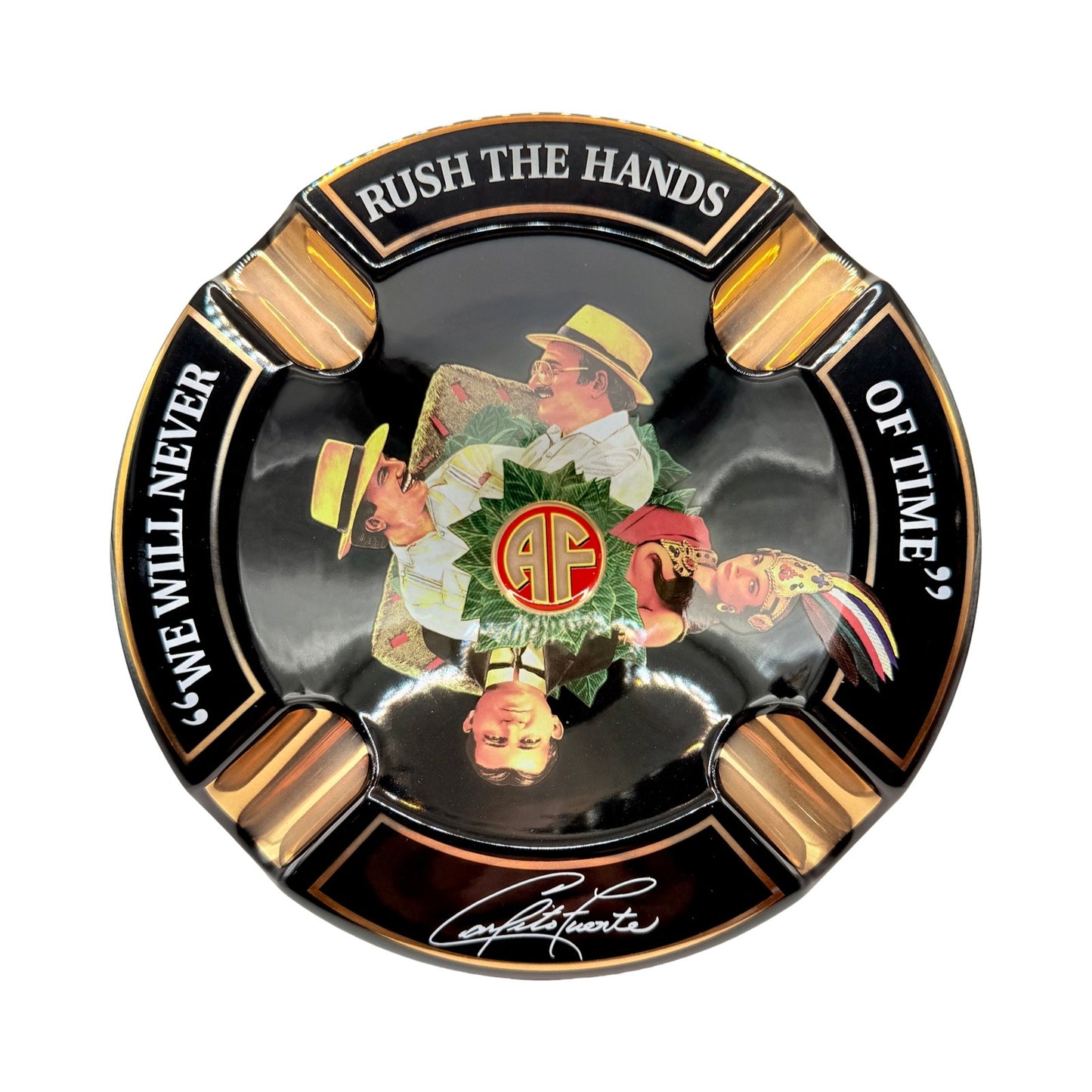 Arturo Fuente Hands Of Time Black Ashtray