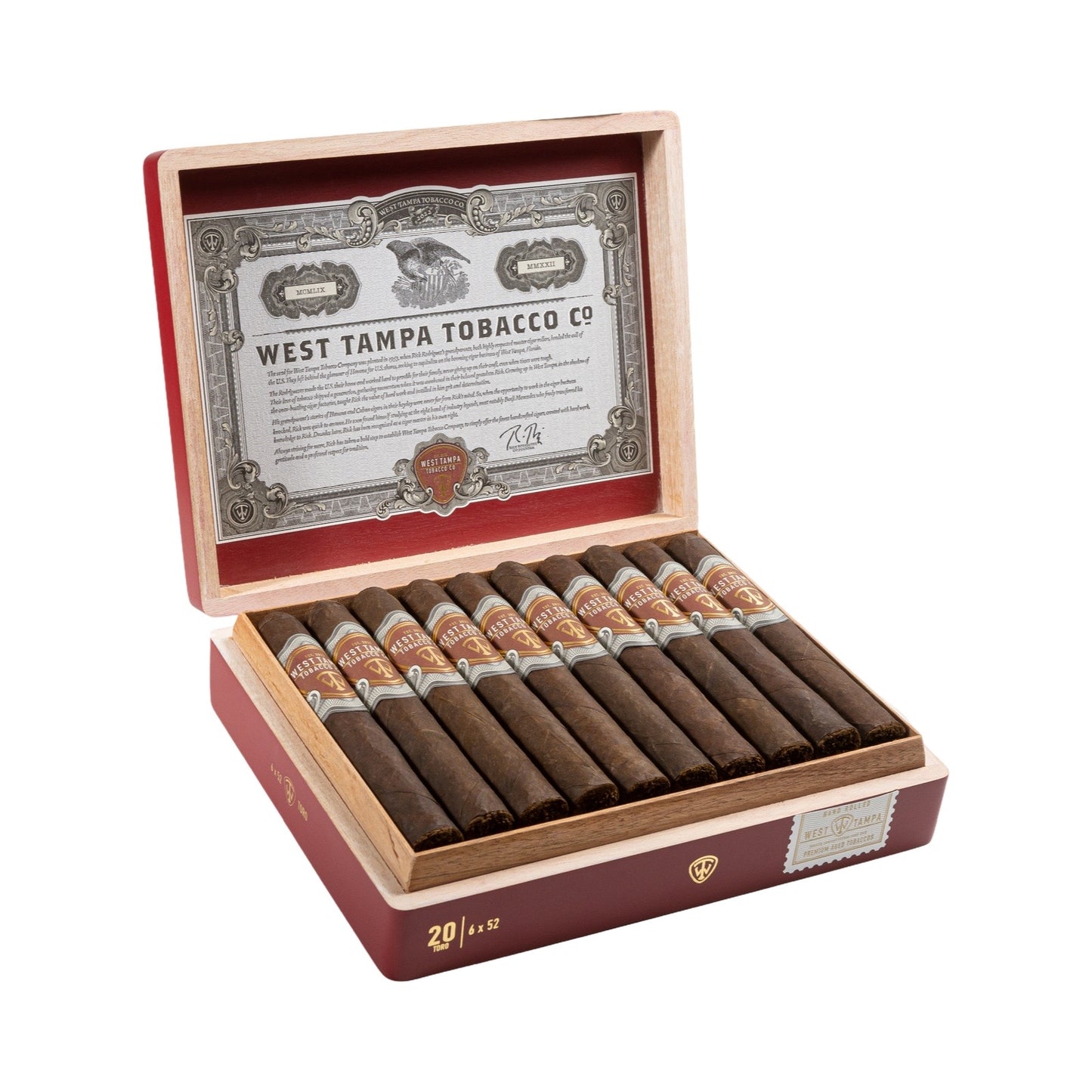 West Tampa Red Toro 6 x 52