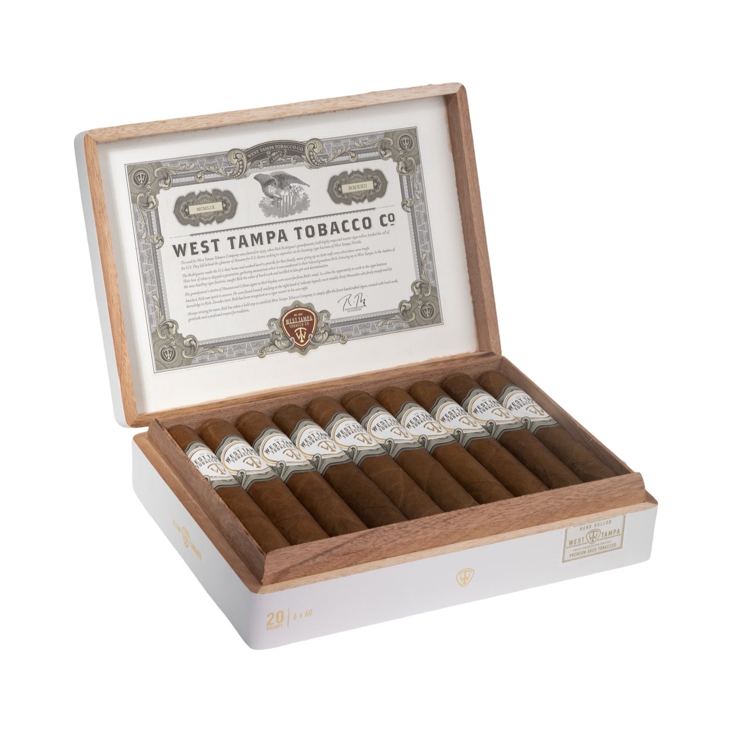 West Tampa White Gigante 6 x 60