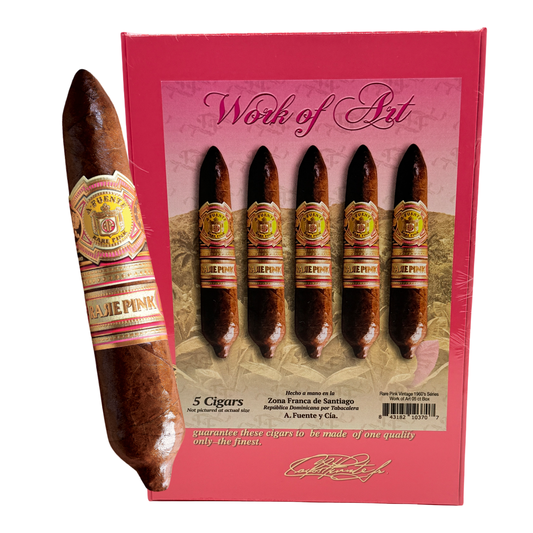 Arturo Fuente Rare Pink Work Of Art 5 Pack