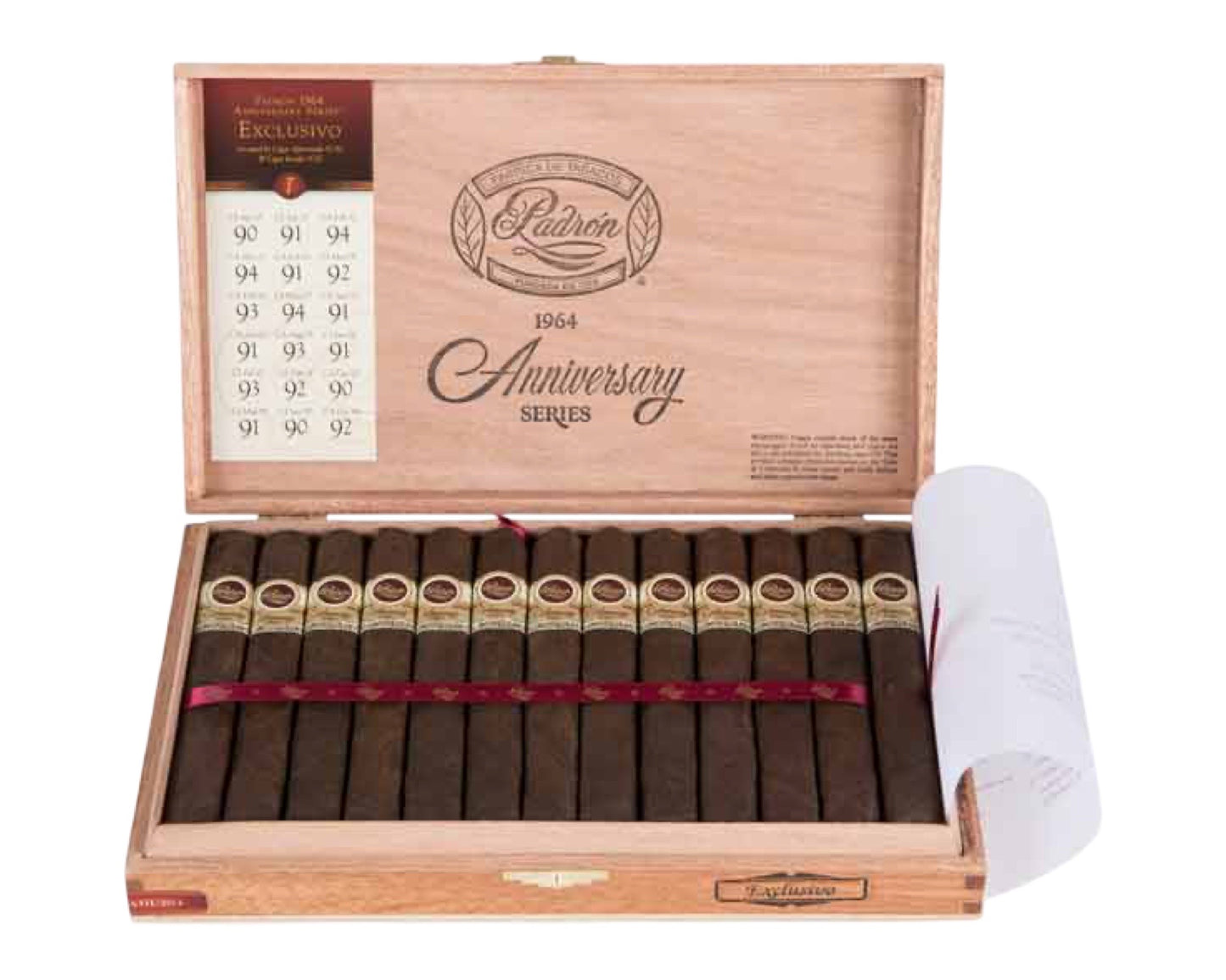 Padron 1964 Exclusivo 50 x 5 1/2 Natural and Maduro