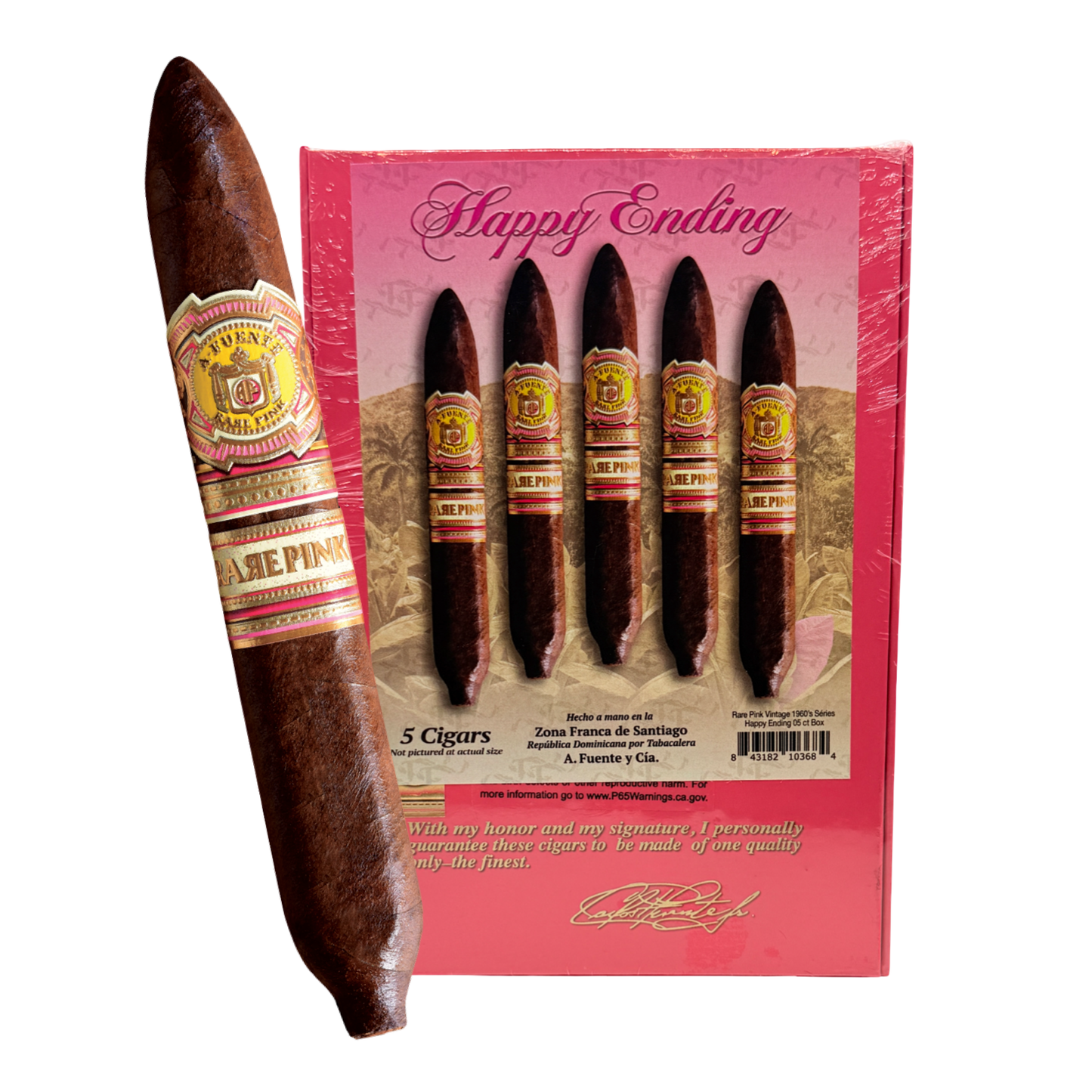 Arturo Fuente Rare Pink Happy Ending 5 Pack