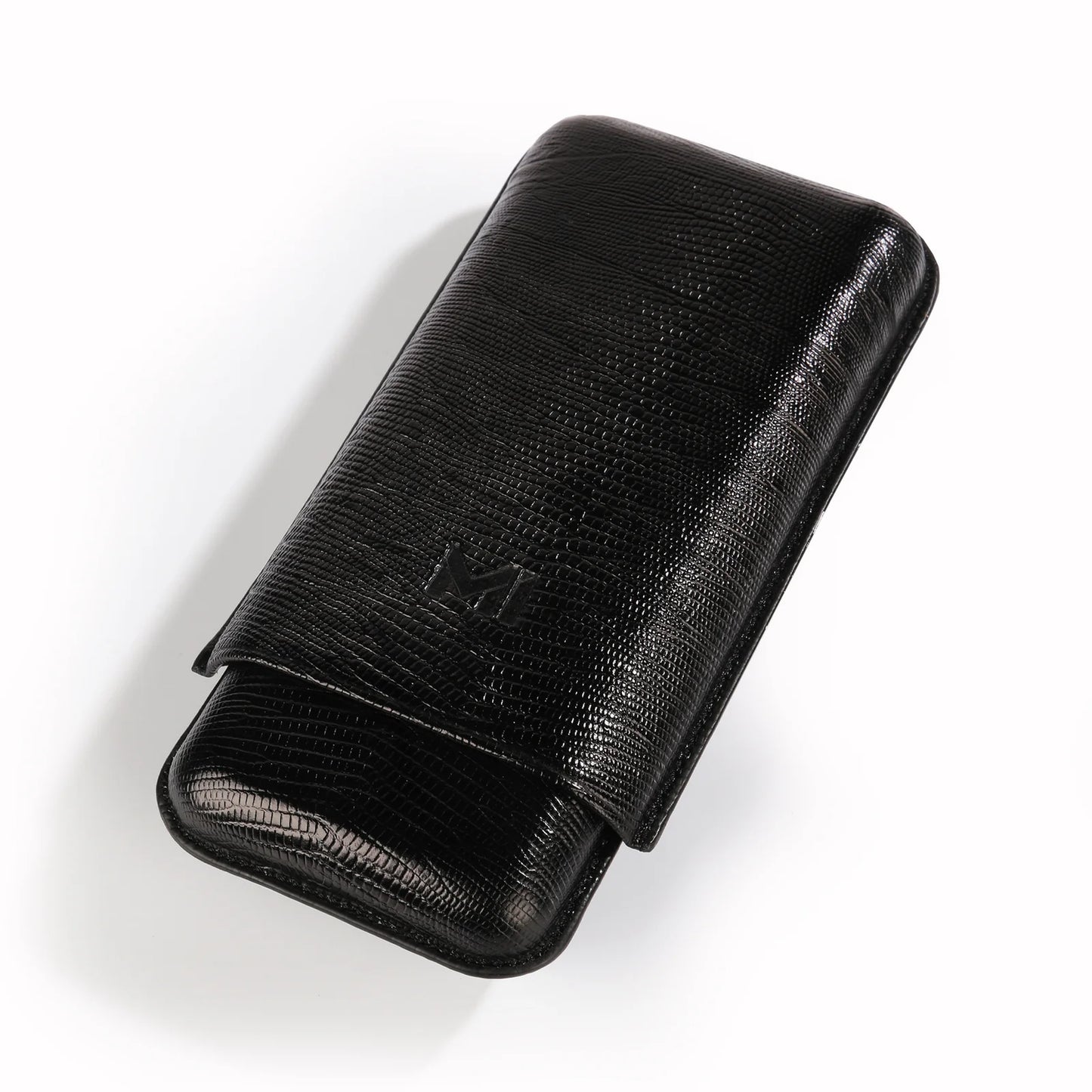 Opus X SPANISH TEJU LEATHER CIGAR CASES Black