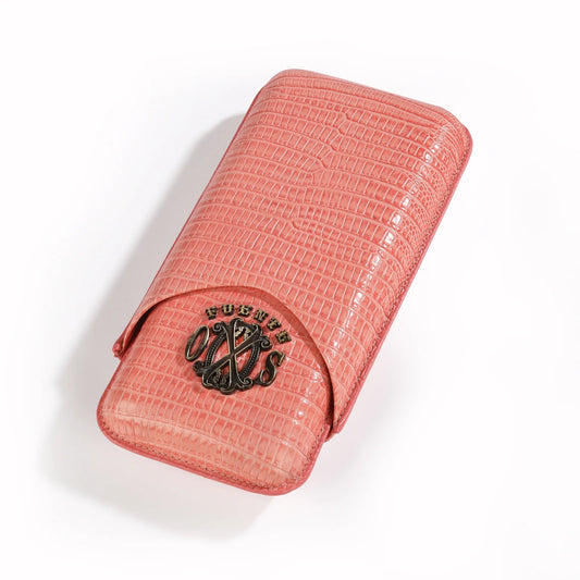 Opus X SPANISH TEJU LEATHER CIGAR CASES Pink
