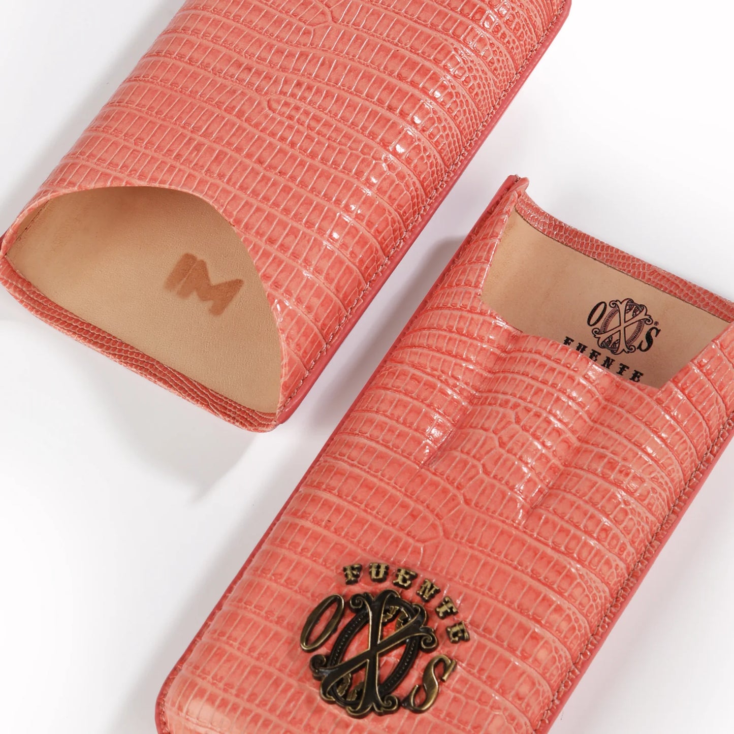 Opus X SPANISH TEJU LEATHER CIGAR CASES Pink