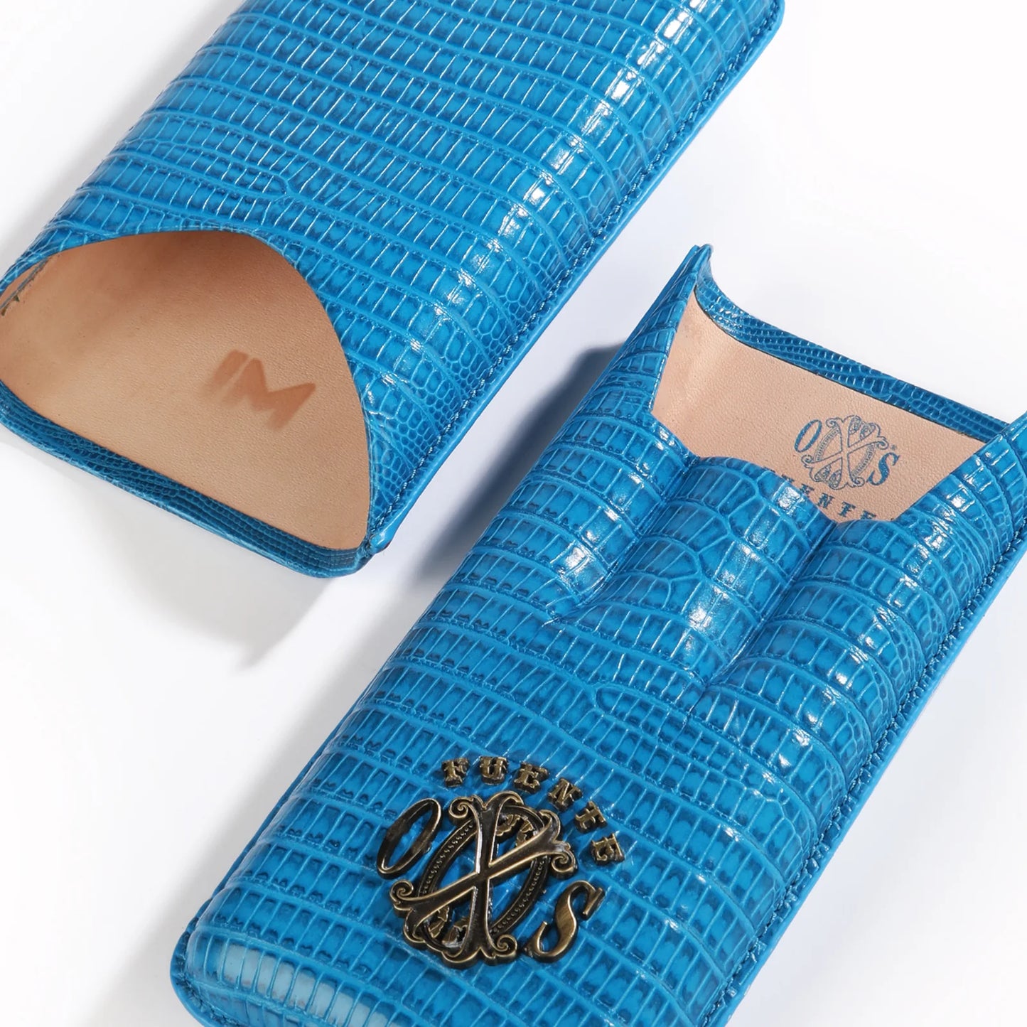 Opus X SPANISH TEJU LEATHER CIGAR CASES Blue