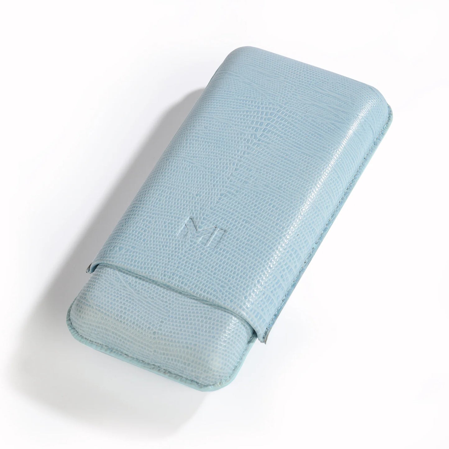Opus X SPANISH TEJU LEATHER CIGAR CASES Light Blue