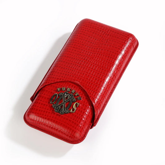 Opus X SPANISH TEJU LEATHER CIGAR CASES Red