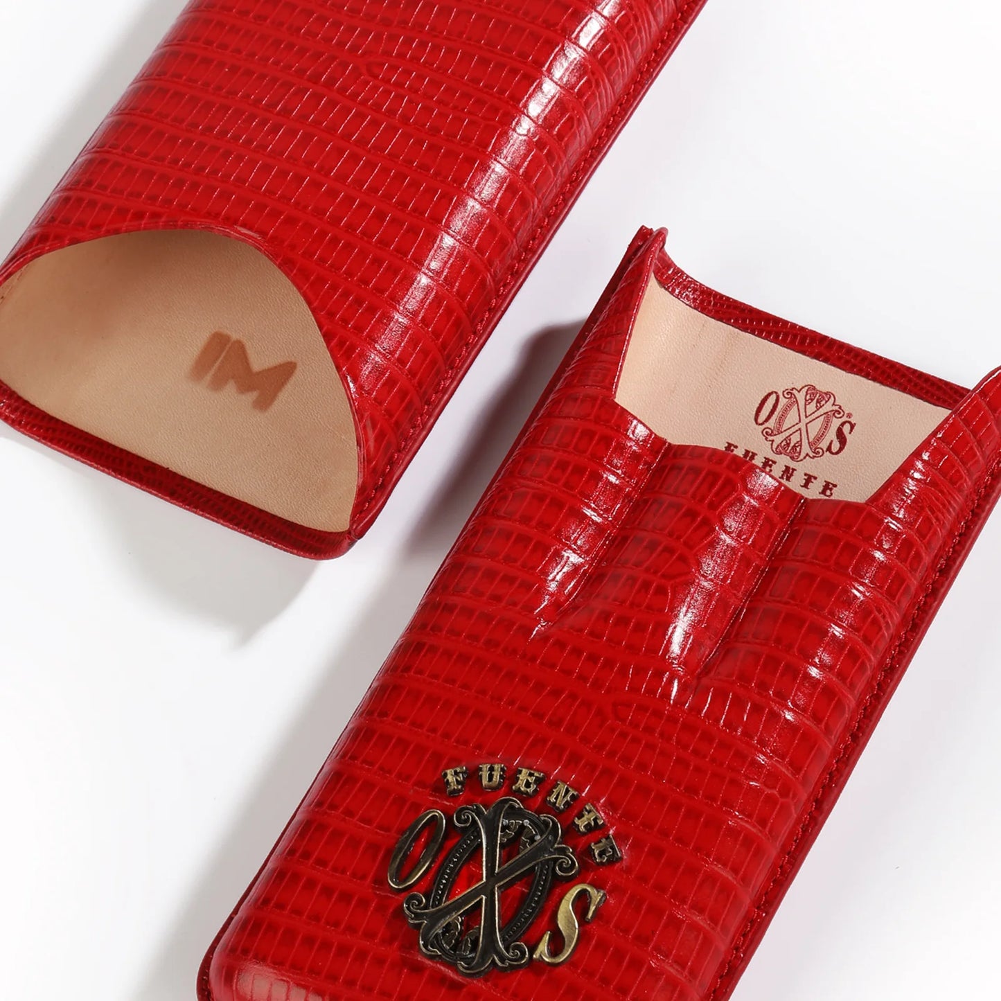 Opus X SPANISH TEJU LEATHER CIGAR CASES Red