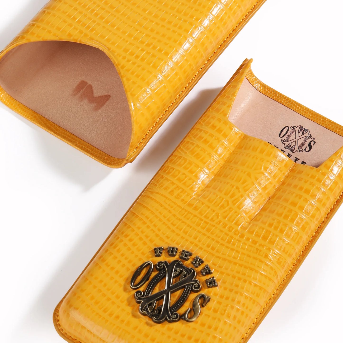 Opus X SPANISH TEJU LEATHER CIGAR CASES Yellow