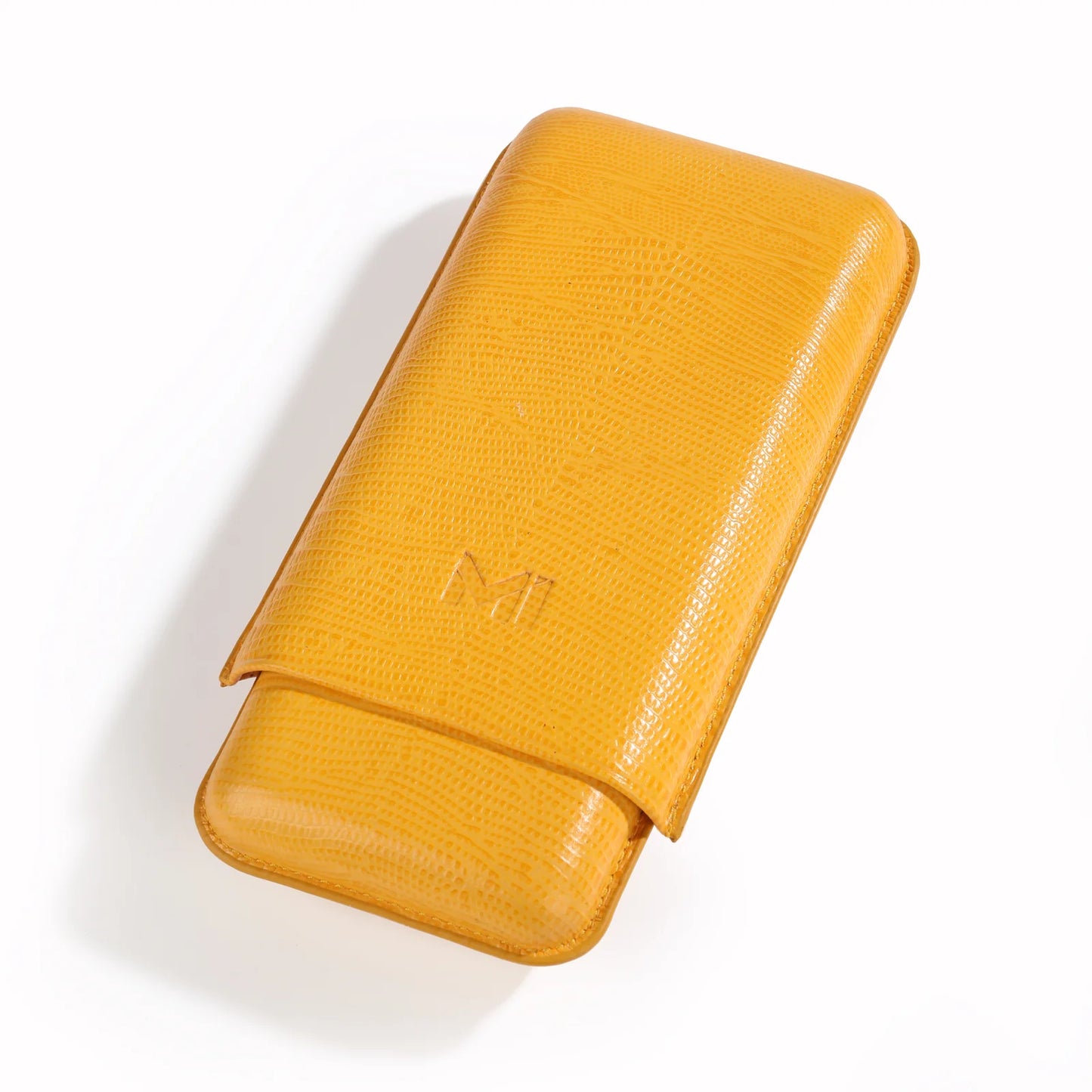 Opus X SPANISH TEJU LEATHER CIGAR CASES Yellow