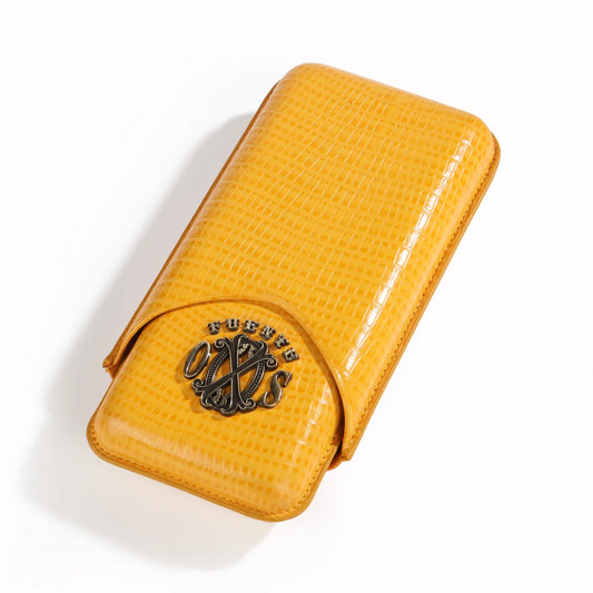 Opus X SPANISH TEJU LEATHER CIGAR CASES Yellow