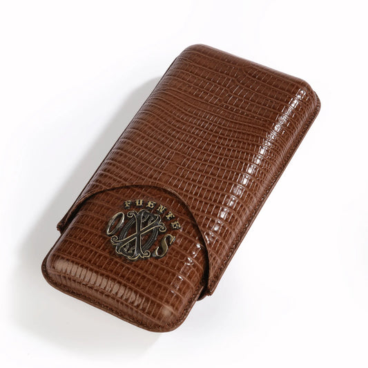 Opus X SPANISH TEJU LEATHER CIGAR CASES Brown