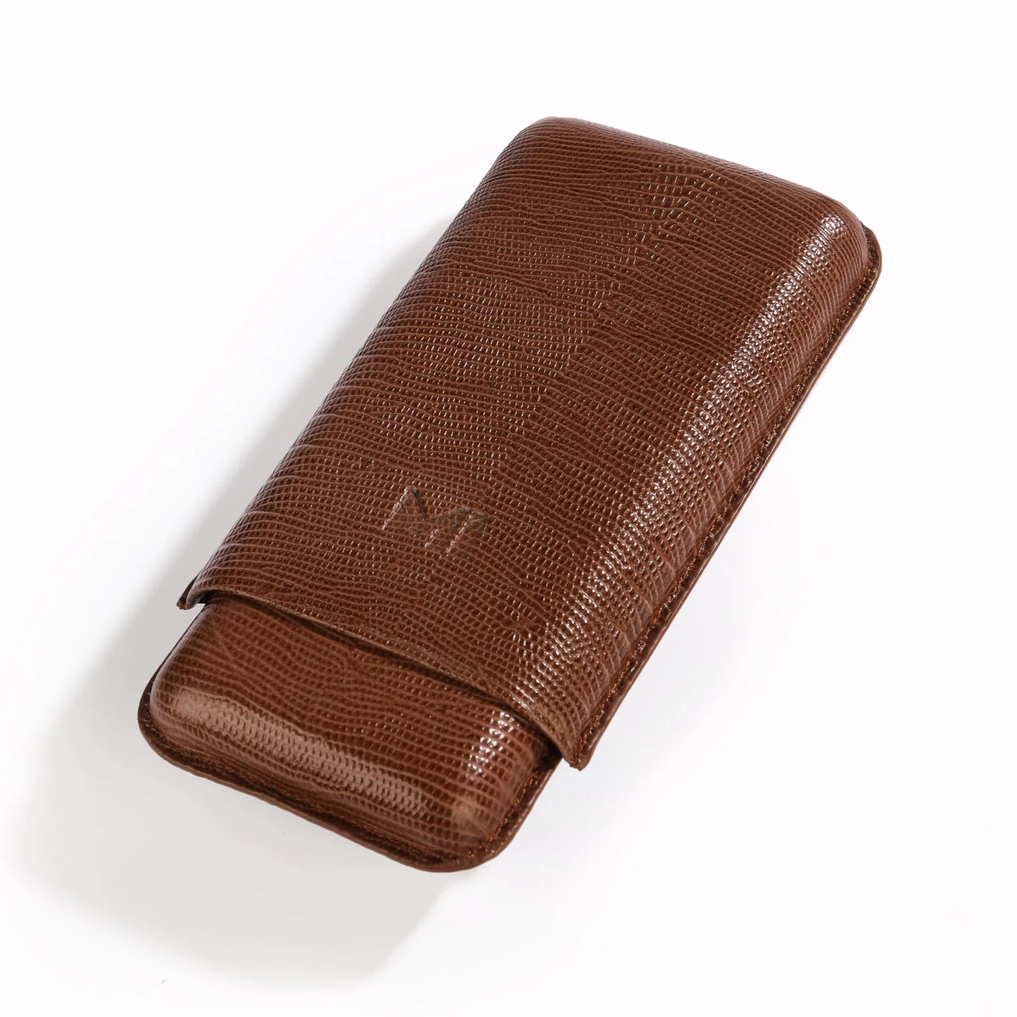 Opus X SPANISH TEJU LEATHER CIGAR CASES Brown