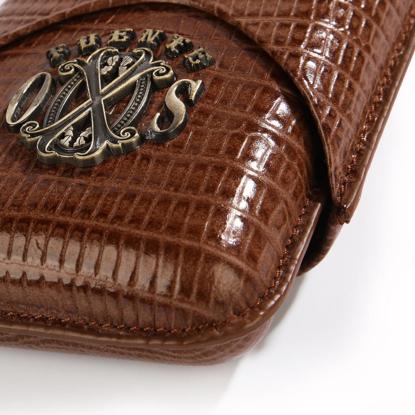 Opus X SPANISH TEJU LEATHER CIGAR CASES Brown
