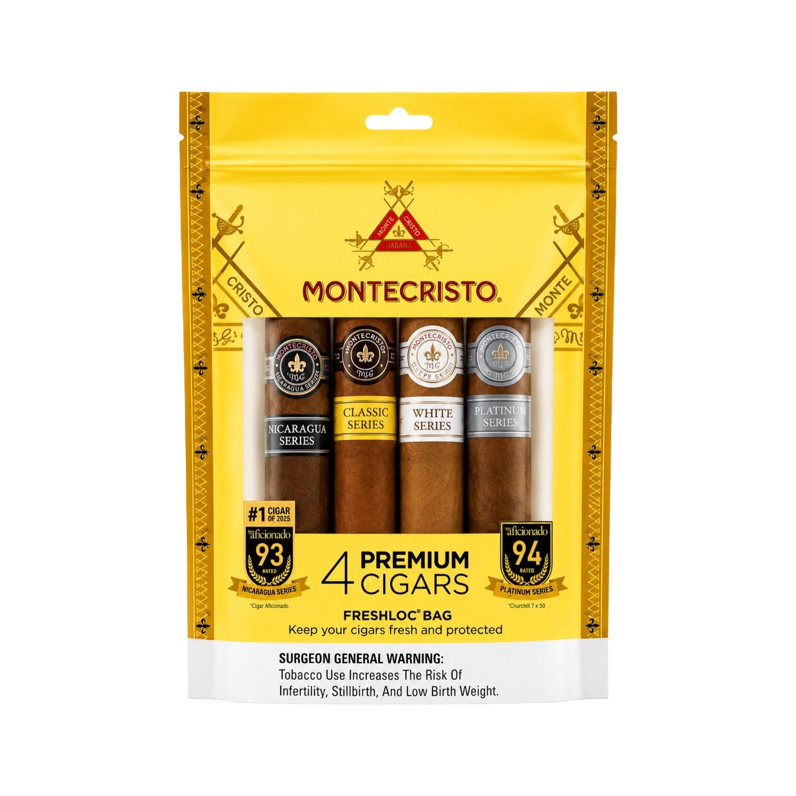Montecristo 4 Cigar Premium Sampler